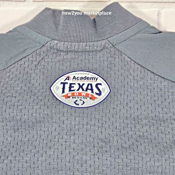 Texas A&M Mens size XL Adidas Full Zip Jacket Grey ATM Aggies Football NCAA - Picture 8 of 10